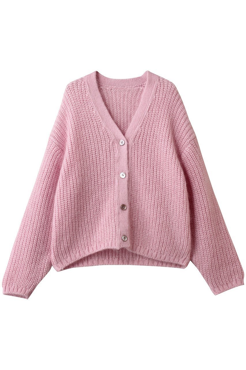 【ナナデコール/nanadecor】のシルクモヘヤカーディガン インテリア・キッズ・メンズ・レディースファッション・服の通販 founy(ファニー) 　ファッション　Fashion　レディースファッション　Fashion for Women　トップス・カットソー　Cut & Sew Tops　ニット　Knit Tops & Sweaters　カーディガン・羽織り　Layered Style Cardigans　カーディガン　Cardigan, Knitwear　シルク　Silk, 100% Silk　エレガント 上品　Elegant　新作・新入荷　New Arrivals / New In　ライトピンク|ID: prp329100004731544 ipo3291000000034175502