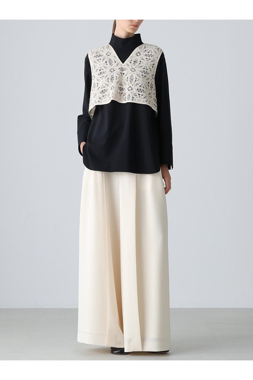 【アドーア/ADORE】のドライタッチジョーゼットブラウス 人気、トレンドファッション・服の通販 founy(ファニー) 　ファッション　Fashion　レディースファッション　Fashion for Women　トップス・カットソー　Cut & Sew Tops　シャツ・ブラウス・オフィスカジュアル　Elegant Blouses & Button-Ups　スリーブ　Sleeve, Long Sleeve / Short Sleeve　ハイネック　High Neck, Mock Neck　フェミニン　Feminine, Girly　ロング　Long, Long-Length　 other-1|ID: prp329100004731549 ipo3291000000034175532