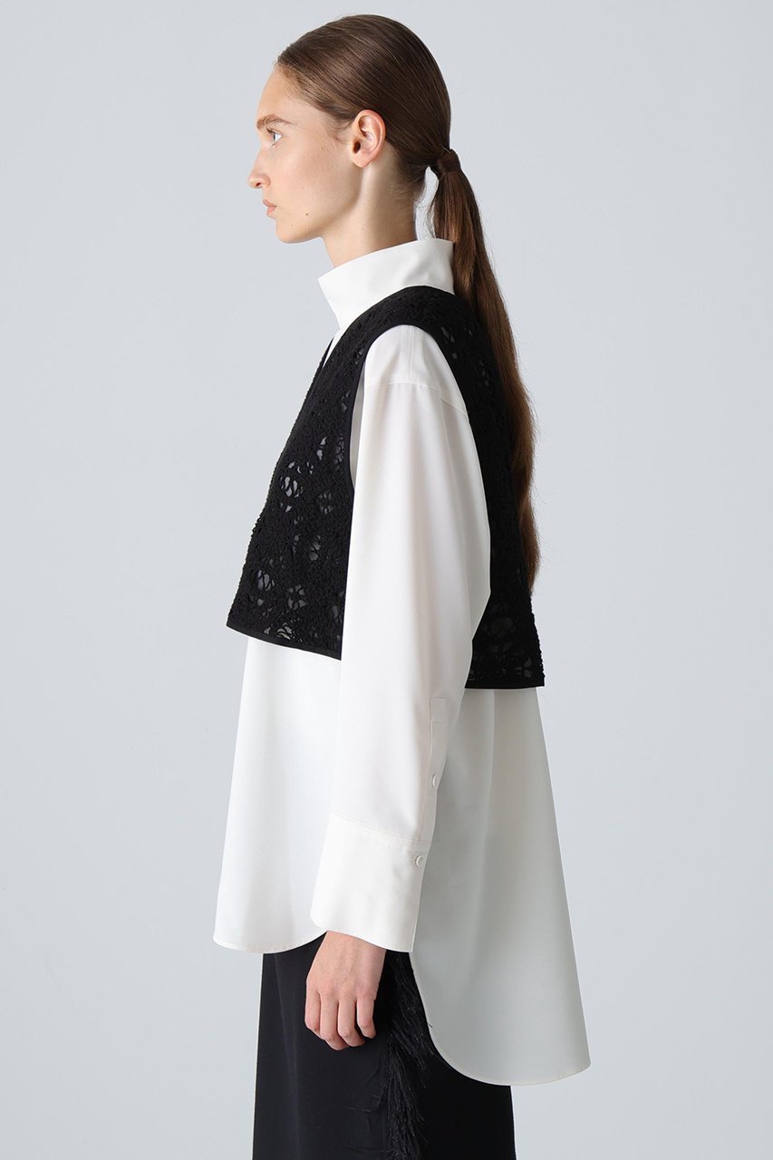 【アドーア/ADORE】のドライタッチジョーゼットブラウス 人気、トレンドファッション・服の通販 founy(ファニー) 　ファッション　Fashion　レディースファッション　Fashion for Women　トップス・カットソー　Cut & Sew Tops　シャツ・ブラウス・オフィスカジュアル　Elegant Blouses & Button-Ups　スリーブ　Sleeve, Long Sleeve / Short Sleeve　ハイネック　High Neck, Mock Neck　フェミニン　Feminine, Girly　ロング　Long, Long-Length　other-4|ID: prp329100004731549 ipo3291000000034175537