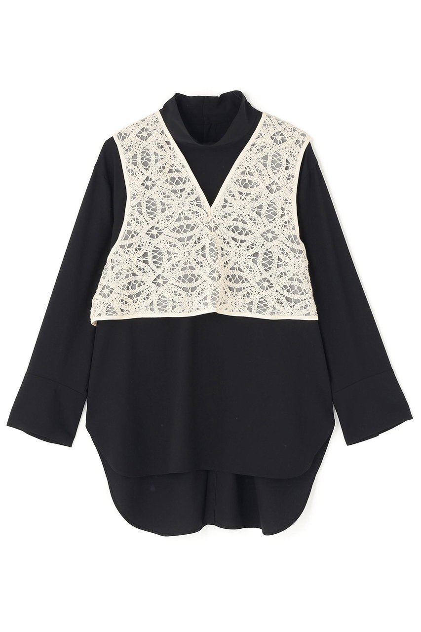 【アドーア/ADORE】のドライタッチジョーゼットブラウス 人気、トレンドファッション・服の通販 founy(ファニー) 　ファッション　Fashion　レディースファッション　Fashion for Women　トップス・カットソー　Cut & Sew Tops　シャツ・ブラウス・オフィスカジュアル　Elegant Blouses & Button-Ups　スリーブ　Sleeve, Long Sleeve / Short Sleeve　ハイネック　High Neck, Mock Neck　フェミニン　Feminine, Girly　ロング　Long, Long-Length　 other-1|ID: prp329100004731549 ipo3291000000035334482