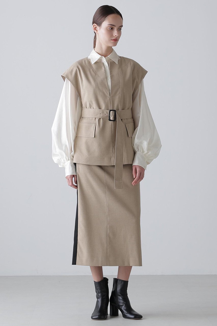 【アドーア/ADORE】のドライハイブリッドブラウス 人気、トレンドファッション・服の通販 founy(ファニー) 　ファッション　Fashion　レディースファッション　Fashion for Women　トップス・カットソー　Cut & Sew Tops　キャミソール&ノースリーブ　Camisoles & Sleeveless Tops　シャツ・ブラウス・オフィスカジュアル　Elegant Blouses & Button-Ups　スタンダード　Standard, Basic　スマート　Smart, Elegant　ノースリーブ　Sleeveless, No-Sleeve　other-3|ID: prp329100004731550 ipo3291000000034387315