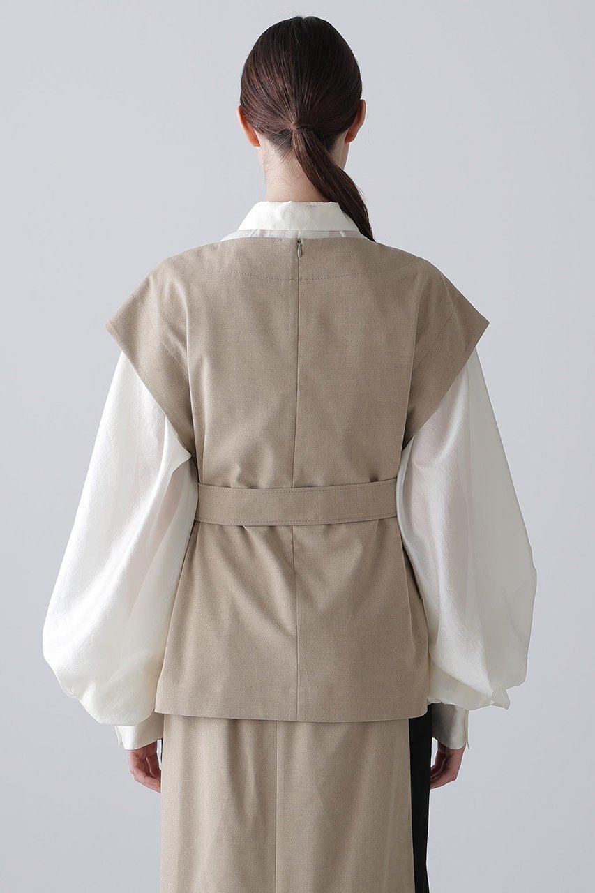 【アドーア/ADORE】のドライハイブリッドブラウス 人気、トレンドファッション・服の通販 founy(ファニー) 　ファッション　Fashion　レディースファッション　Fashion for Women　トップス・カットソー　Cut & Sew Tops　キャミソール&ノースリーブ　Camisoles & Sleeveless Tops　シャツ・ブラウス・オフィスカジュアル　Elegant Blouses & Button-Ups　スタンダード　Standard, Basic　スマート　Smart, Elegant　ノースリーブ　Sleeveless, No-Sleeve　other-5|ID: prp329100004731550 ipo3291000000034387317