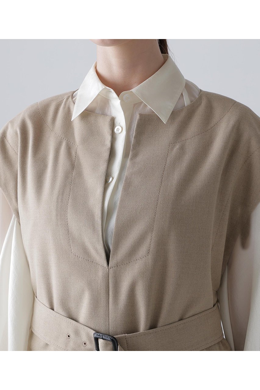 【アドーア/ADORE】のドライハイブリッドブラウス 人気、トレンドファッション・服の通販 founy(ファニー) 　ファッション　Fashion　レディースファッション　Fashion for Women　トップス・カットソー　Cut & Sew Tops　キャミソール&ノースリーブ　Camisoles & Sleeveless Tops　シャツ・ブラウス・オフィスカジュアル　Elegant Blouses & Button-Ups　スタンダード　Standard, Basic　スマート　Smart, Elegant　ノースリーブ　Sleeveless, No-Sleeve　other-6|ID: prp329100004731550 ipo3291000000034387318