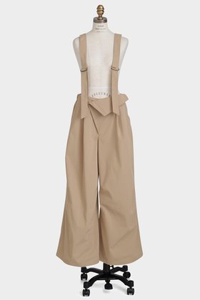 【ヒューエルミュージアム/hueLe Museum】 【STUMBLY】Suspender Wide Pants人気、トレンドファッション・服の通販 founy(ファニー) ファッション Fashion レディースファッション Fashion for Women パンツ Pants & Trousers サスペンダー Suspenders, Braces テーパード Tapered, Tapered Pants ワイド Wide, Wide Fit 今季 This Season, Current Season |ID:prp329100004731551