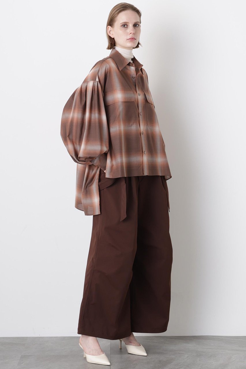 【ヒューエルミュージアム/hueLe Museum】の【STUMBLY】Suspender Wide Pants インテリア・キッズ・メンズ・レディースファッション・服の通販 founy(ファニー) 　ファッション　Fashion　レディースファッション　Fashion for Women　パンツ　Pants & Trousers　サスペンダー　Suspenders, Braces　テーパード　Tapered, Tapered Pants　ワイド　Wide, Wide Fit　今季　This Season, Current Season　ブラウン|ID: prp329100004731551 ipo3291000000034175548