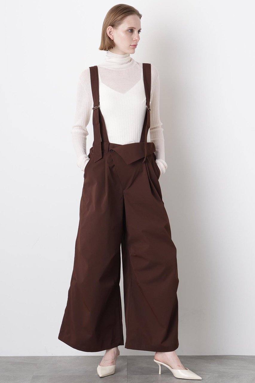 【ヒューエルミュージアム/hueLe Museum】の【STUMBLY】Suspender Wide Pants 人気、トレンドファッション・服の通販 founy(ファニー) 　ファッション　Fashion　レディースファッション　Fashion for Women　パンツ　Pants & Trousers　サスペンダー　Suspenders, Braces　テーパード　Tapered, Tapered Pants　ワイド　Wide, Wide Fit　今季　This Season, Current Season　other-2|ID: prp329100004731551 ipo3291000000034175549