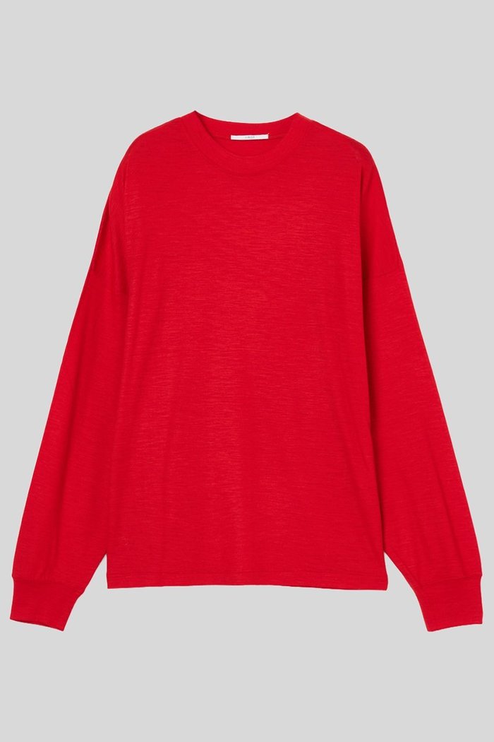 【イロット/IIROT】のウール ロング スリーブ Tシャツ インテリア・キッズ・メンズ・レディースファッション・服の通販 founy(ファニー) https://founy.com/ ファッション Fashion レディースファッション Fashion for Women トップス・カットソー Cut & Sew Tops ニット Knit Tops & Sweaters シャツ・ブラウス・オフィスカジュアル Elegant Blouses & Button-Ups ロングTシャツ・Tシャツ Longline T-Shirts & Tees カジュアルプルオーバー・ニットトップス Pullovers & Knit Tops / Casual Pullovers なめらか Smooth, Silky Texture スリーブ Sleeve, Long Sleeve / Short Sleeve ドレープ Drape, Draping Fabric ルーズ Loose, Oversized ロング Long, Long-Length エレガント 上品 Elegant 冬 Winter / This Winter |ID: prp329100004731559 ipo3291000000034175667