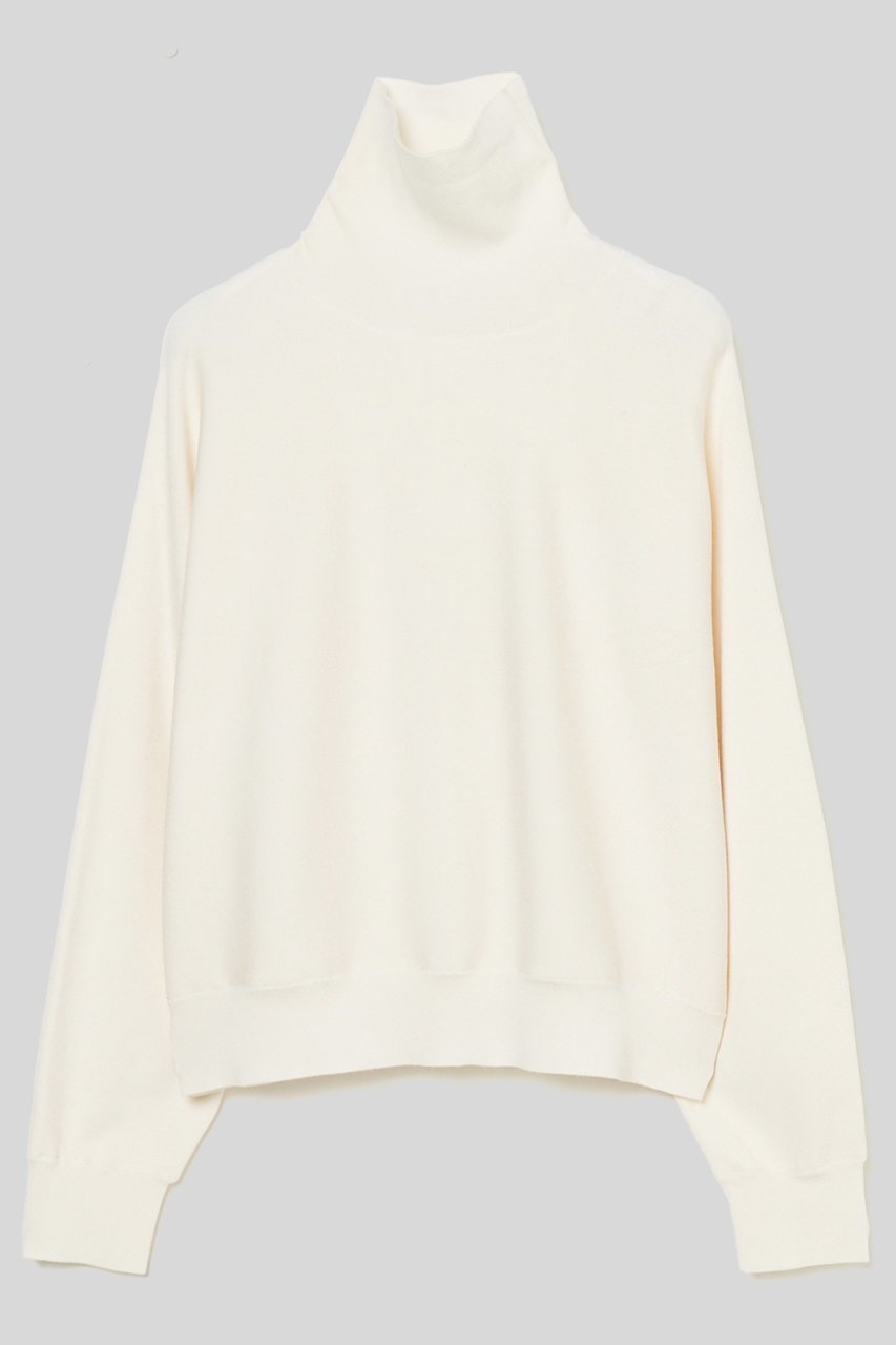 【イロット/IIROT】のウール シルク タートル ニット インテリア・キッズ・メンズ・レディースファッション・服の通販 founy(ファニー) 　ファッション　Fashion　レディースファッション　Fashion for Women　トップス・カットソー　Cut & Sew Tops　ニット　Knit Tops & Sweaters　カジュアルプルオーバー・ニットトップス　Pullovers & Knit Tops / Casual Pullovers　クロップド　Cropped, Short Length　シルク　Silk, 100% Silk　シンプル　Simple, Minimal　タートル　Turtleneck, Turtle Collar　タートルネック　Turtleneck, High Neck　定番　Standard, Basic Item　新作・新入荷　New Arrivals / New In　オフ ホワイト|ID: prp329100004731560 ipo3291000000034175675