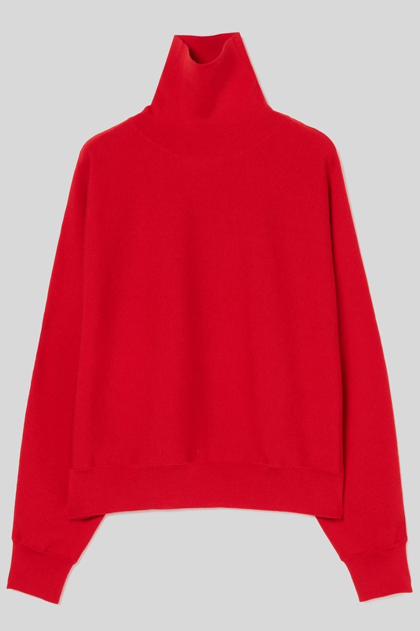 【イロット/IIROT】のウール シルク タートル ニット インテリア・キッズ・メンズ・レディースファッション・服の通販 founy(ファニー) 　ファッション　Fashion　レディースファッション　Fashion for Women　トップス・カットソー　Cut & Sew Tops　ニット　Knit Tops & Sweaters　カジュアルプルオーバー・ニットトップス　Pullovers & Knit Tops / Casual Pullovers　クロップド　Cropped, Short Length　シルク　Silk, 100% Silk　シンプル　Simple, Minimal　タートル　Turtleneck, Turtle Collar　タートルネック　Turtleneck, High Neck　定番　Standard, Basic Item　新作・新入荷　New Arrivals / New In　レッド|ID: prp329100004731560 ipo3291000000034175677