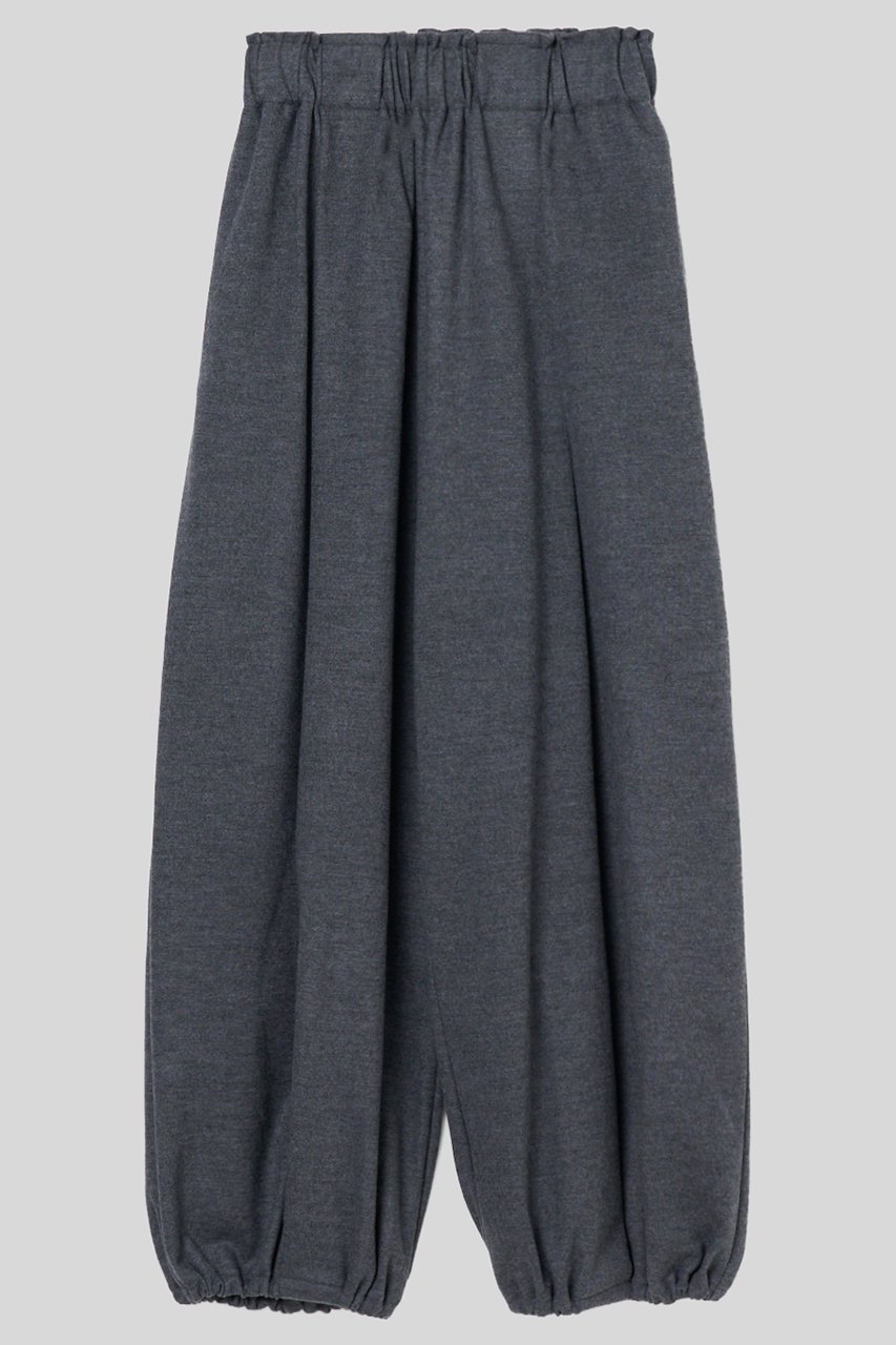 【イロット/IIROT】のウール バルーン パンツ インテリア・キッズ・メンズ・レディースファッション・服の通販 founy(ファニー) 　ファッション　Fashion　レディースファッション　Fashion for Women　パンツ　Pants & Trousers　バルーン　Balloon, Balloon Silhouette　パターン　Pattern, Design Print　フォルム　Silhouette, Form　フォーマル　Formal, Dressy　リラックス　Relax, Relaxed Fit　新作・新入荷　New Arrivals / New In　ミドル グレー|ID: prp329100004731561 ipo3291000000034175684