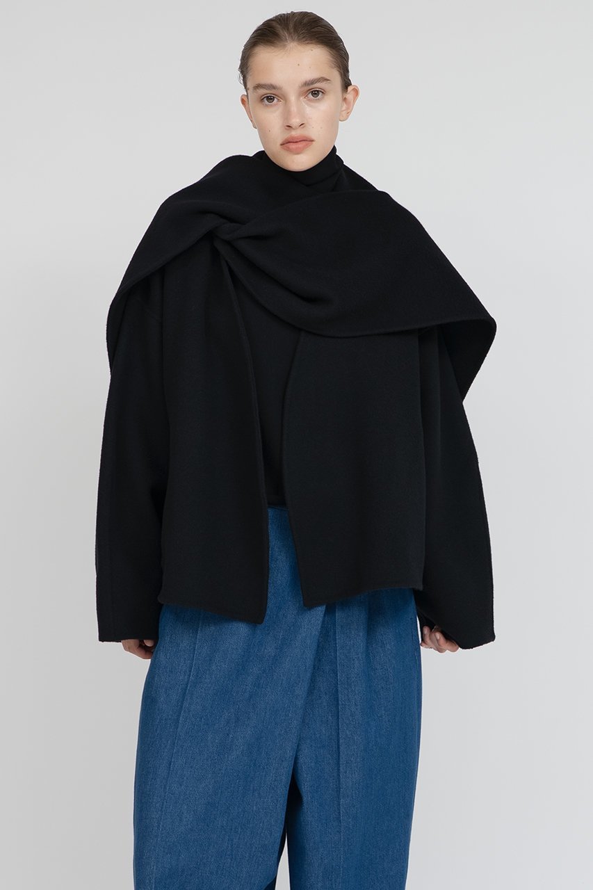 【イロット/IIROT】のExtra fine メリノ ウール コート 人気、トレンドファッション・服の通販 founy(ファニー) ファッション Fashion レディースファッション Fashion for Women アウター Coat / Outerwear Collection コート・ロングコート・ピーコート Long Coats, Peacoats & More コンパクト Compact, Small Size ショート Short, Short Length ストール Stole, Wrap フォルム Silhouette, Form ボトム Bottoms, Lower Wear エレガント 上品 Elegant 冬 Winter / This Winter other-8|ID: prp329100004731569 ipo3291000000036136400