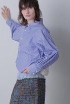 【ヒューエルミュージアム/hueLe Museum】の【STUMBLY】Fur Trim Combi Shirts 人気、トレンドファッション・服の通販 founy(ファニー) ファッション Fashion レディースファッション Fashion for Women トップス・カットソー Cut & Sew Tops シャツ・ブラウス・オフィスカジュアル Elegant Blouses & Button-Ups シンプル Simple, Minimal スリーブ Sleeve, Long Sleeve / Short Sleeve ポケット Pocket, Pocket Detail ロング Long, Long-Length 新作・新入荷 New Arrivals / New In thumbnail ブルー|ID: prp329100004731572 ipo3291000000034175893