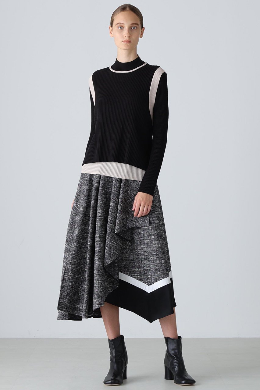 【アドーア/ADORE】のレイヤードニット 人気、トレンドファッション・服の通販 founy(ファニー) 　ファッション　Fashion　レディースファッション　Fashion for Women　トップス・カットソー　Cut & Sew Tops　ニット　Knit Tops & Sweaters　カジュアルプルオーバー・ニットトップス　Pullovers & Knit Tops / Casual Pullovers　なめらか　Smooth, Silky Texture　シルク　Silk, 100% Silk　シンプル　Simple, Minimal　ベスト　Vest, Waistcoat　エレガント 上品　Elegant　other-3|ID: prp329100004731577 ipo3291000000035878084