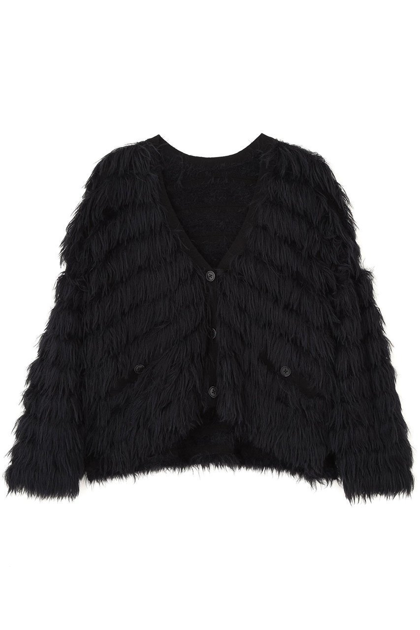 【アドーア/ADORE】のリオーネニットカーディガン インテリア・キッズ・メンズ・レディースファッション・服の通販 founy(ファニー) 　ファッション　Fashion　レディースファッション　Fashion for Women　トップス・カットソー　Cut & Sew Tops　ニット　Knit Tops & Sweaters　カーディガン・羽織り　Layered Style Cardigans　カジュアルプルオーバー・ニットトップス　Pullovers & Knit Tops / Casual Pullovers　カーディガン　Cardigan, Knitwear　コンパクト　Compact, Small Size　バランス　Balance, Style Balance　フォルム　Silhouette, Form　ボトム　Bottoms, Lower Wear　新作・新入荷　New Arrivals / New In　ブラック|ID: prp329100004731579 ipo3291000000034175964