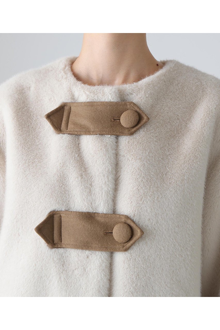 【アドーア/ADORE】のファーコンビダウンコート 人気、トレンドファッション・服の通販 founy(ファニー) 　ファッション　Fashion　レディースファッション　Fashion for Women　アウター　Coat / Outerwear Collection　コート・ロングコート・ピーコート　Long Coats, Peacoats & More　ダウンジャケット・軽量ダウン　Warm & Lightweight Down Jackets　コンビ　Combo, Combination Style　ダウン　Down, Puffer　ドッキング　Docking, Mixed Material　ハーフ　Half, Half-Length　フェイクファー　Faux Fur, Imitation Fur　フロント　Front, Front Design　ヨーク　Yoke, Yoke Design　ロング　Long, Long-Length　エレガント 上品　Elegant　新作・新入荷　New Arrivals / New In　other-6|ID: prp329100004731586 ipo3291000000034176018