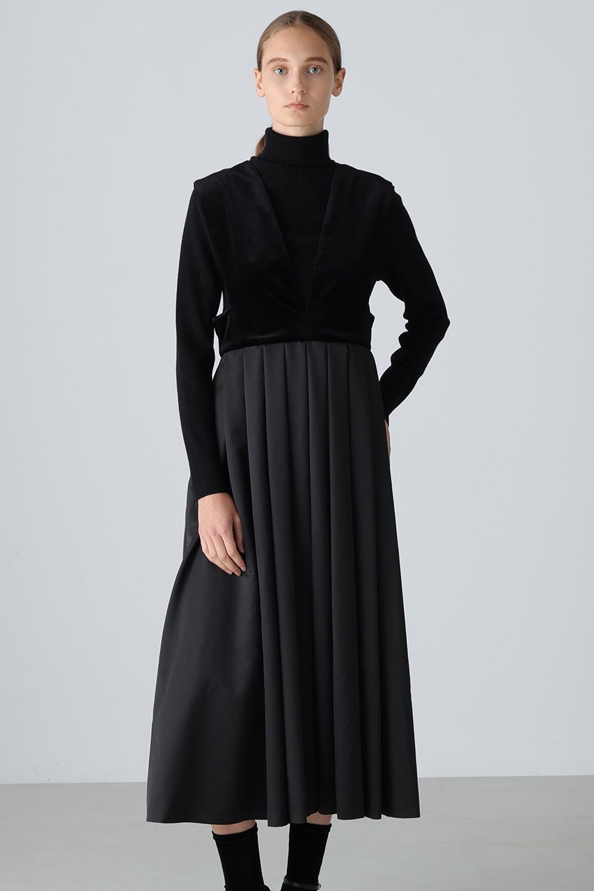 【アドーア/ADORE】のハイフォルムタフタワンピース 人気、トレンドファッション・服の通販 founy(ファニー) 　ファッション　Fashion　レディースファッション　Fashion for Women　ワンピース　Dresses　チュニック　Tunic Tops & Dresses　タフタ　Taffeta, Structured Fabric　チュニック　Tunic, Long Top　ドレス　Dress, One-Piece　ベロア　Velour, Soft Velvet　ロング　Long, Long-Length　エレガント 上品　Elegant　新作・新入荷　New Arrivals / New In　other-3|ID: prp329100004731589 ipo3291000000034176042