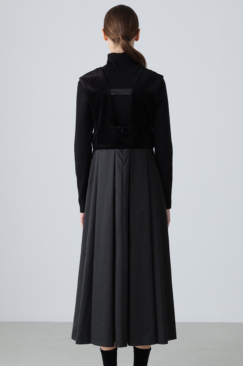 【アドーア/ADORE】のハイフォルムタフタワンピース 人気、トレンドファッション・服の通販 founy(ファニー) 　ファッション　Fashion　レディースファッション　Fashion for Women　ワンピース　Dresses　チュニック　Tunic Tops & Dresses　タフタ　Taffeta, Structured Fabric　チュニック　Tunic, Long Top　ドレス　Dress, One-Piece　ベロア　Velour, Soft Velvet　ロング　Long, Long-Length　エレガント 上品　Elegant　新作・新入荷　New Arrivals / New In　other-5|ID: prp329100004731589 ipo3291000000034176045