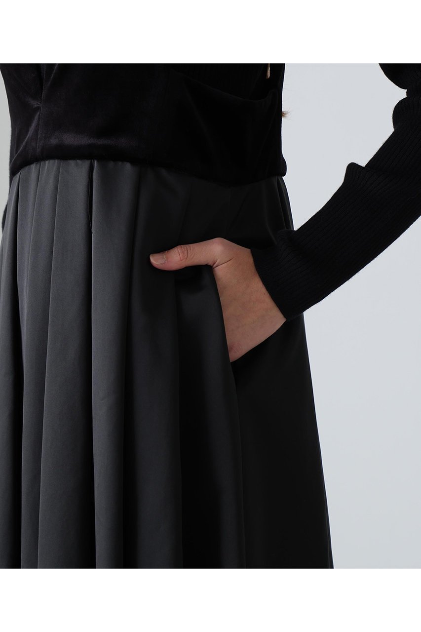 【アドーア/ADORE】のハイフォルムタフタワンピース 人気、トレンドファッション・服の通販 founy(ファニー) 　ファッション　Fashion　レディースファッション　Fashion for Women　ワンピース　Dresses　チュニック　Tunic Tops & Dresses　タフタ　Taffeta, Structured Fabric　チュニック　Tunic, Long Top　ドレス　Dress, One-Piece　ベロア　Velour, Soft Velvet　ロング　Long, Long-Length　エレガント 上品　Elegant　新作・新入荷　New Arrivals / New In　other-8|ID: prp329100004731589 ipo3291000000034176048