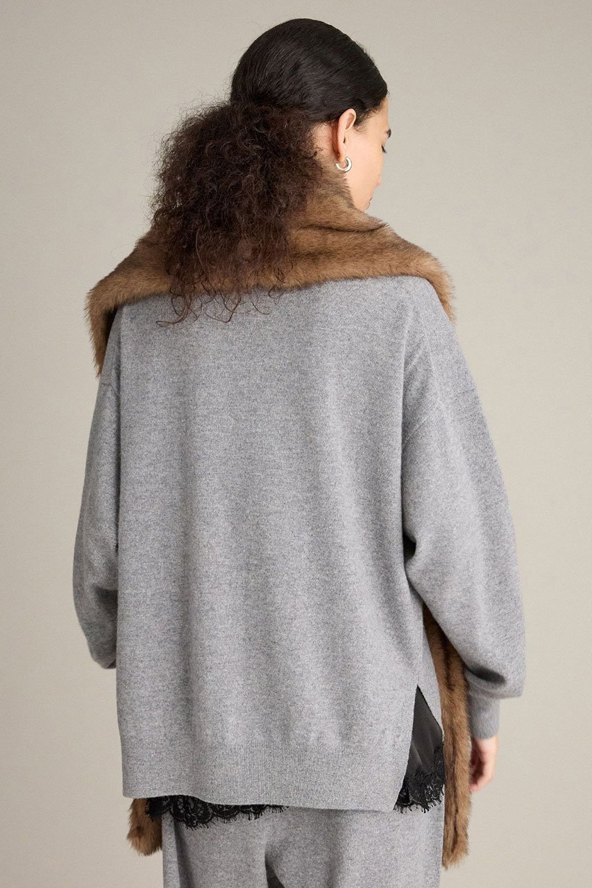 【ブリル/BRILL】のDOR プルオーバーニット 人気、トレンドファッション・服の通販 founy(ファニー) 　ファッション　Fashion　レディースファッション　Fashion for Women　トップス・カットソー　Cut & Sew Tops　ニット　Knit Tops & Sweaters　カジュアルプルオーバー・ニットトップス　Pullovers & Knit Tops / Casual Pullovers　イタリア　Italy　シンプル　Simple, Minimal　スリット　Slit, Slit Detail　エレガント 上品　Elegant　新作・新入荷　New Arrivals / New In　other-3|ID: prp329100004731596 ipo3291000000034176086