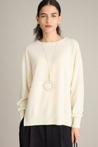 【ブリル/BRILL】のDOR プルオーバーニット 人気、トレンドファッション・服の通販 founy(ファニー) ファッション Fashion レディースファッション Fashion for Women トップス・カットソー Cut & Sew Tops ニット Knit Tops & Sweaters カジュアルプルオーバー・ニットトップス Pullovers & Knit Tops / Casual Pullovers イタリア Italy シンプル Simple, Minimal スリット Slit, Slit Detail エレガント 上品 Elegant thumbnail ホワイト|ID: prp329100004731596 ipo3291000000035949059