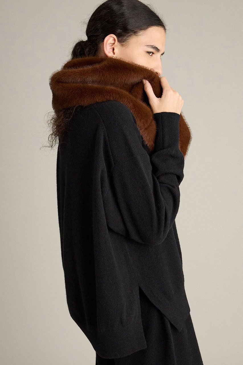 【ブリル/BRILL】のDOR プルオーバーニット 人気、トレンドファッション・服の通販 founy(ファニー) 　ファッション　Fashion　レディースファッション　Fashion for Women　トップス・カットソー　Cut & Sew Tops　ニット　Knit Tops & Sweaters　カジュアルプルオーバー・ニットトップス　Pullovers & Knit Tops / Casual Pullovers　イタリア　Italy　シンプル　Simple, Minimal　スリット　Slit, Slit Detail　エレガント 上品　Elegant　other-5|ID: prp329100004731596 ipo3291000000036051884