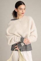 【ブリル/BRILL】のFOXカシミヤポンチョプルオーバー アイボリー|ID: prp329100004731600 ipo3291000000034176111