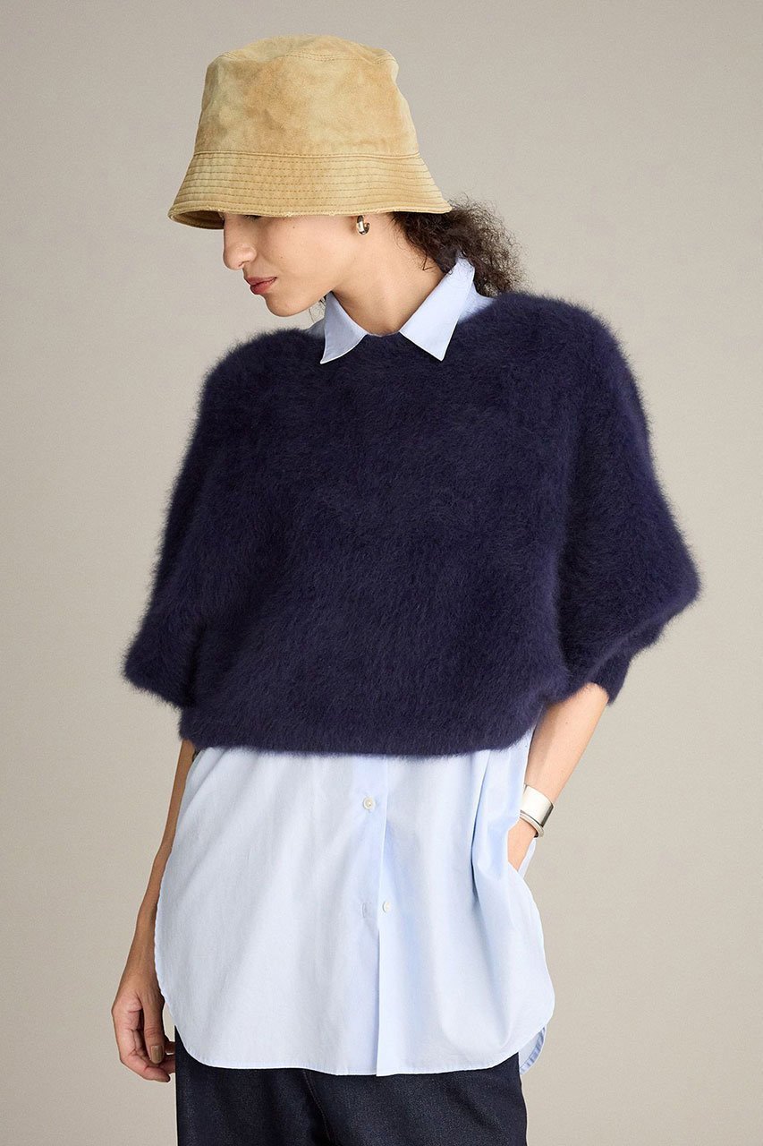 【ブリル/BRILL】のFOXカシミヤポンチョプルオーバー 人気、トレンドファッション・服の通販 founy(ファニー) 　ファッション　Fashion　レディースファッション　Fashion for Women　トップス・カットソー　Cut & Sew Tops　ニット　Knit Tops & Sweaters　カジュアルプルオーバー・ニットトップス　Pullovers & Knit Tops / Casual Pullovers　エアリー　Airy Texture　フォックス　Fox, Fox Fur　ポンチョ　Poncho, Cape Style　新作・新入荷　New Arrivals / New In　other-2|ID: prp329100004731600 ipo3291000000034176114