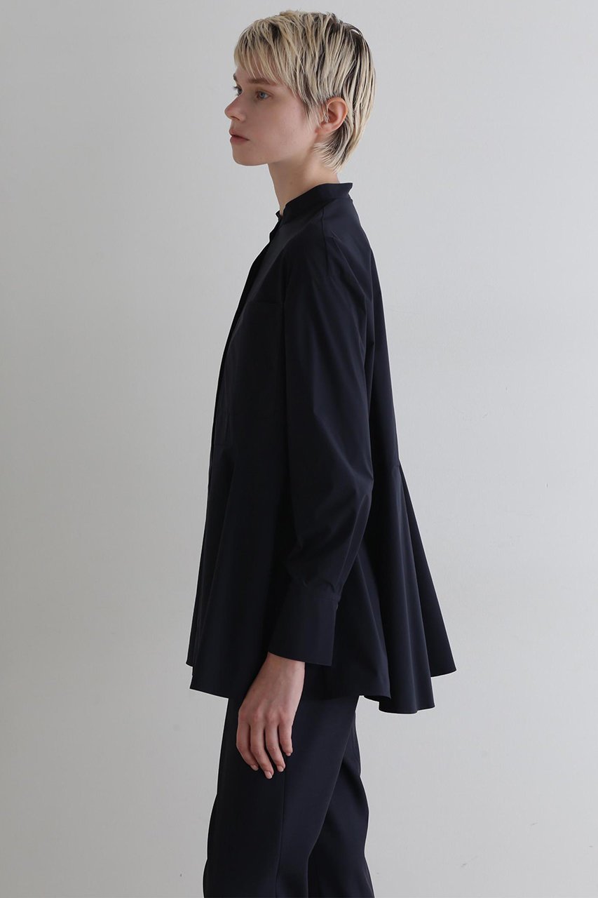 【ル フィル/LE PHIL】のSOLOTEXペプラムブラウス 人気、トレンドファッション・服の通販 founy(ファニー) 　ファッション　Fashion　レディースファッション　Fashion for Women　トップス・カットソー　Cut & Sew Tops　シャツ・ブラウス・オフィスカジュアル　Elegant Blouses & Button-Ups　シンプル　Simple, Minimal　ストレッチ　Stretch, Stretchy Fabric　スリーブ　Sleeve, Long Sleeve / Short Sleeve　タフタ　Taffeta, Structured Fabric　ドレープ　Drape, Draping Fabric　フェミニン　Feminine, Girly　フレア　Flare, Flared　ペプラム　Peplum, Flared Hem　ロング　Long, Long-Length　新作・新入荷　New Arrivals / New In　other-5|ID: prp329100004731607 ipo3291000000034176179