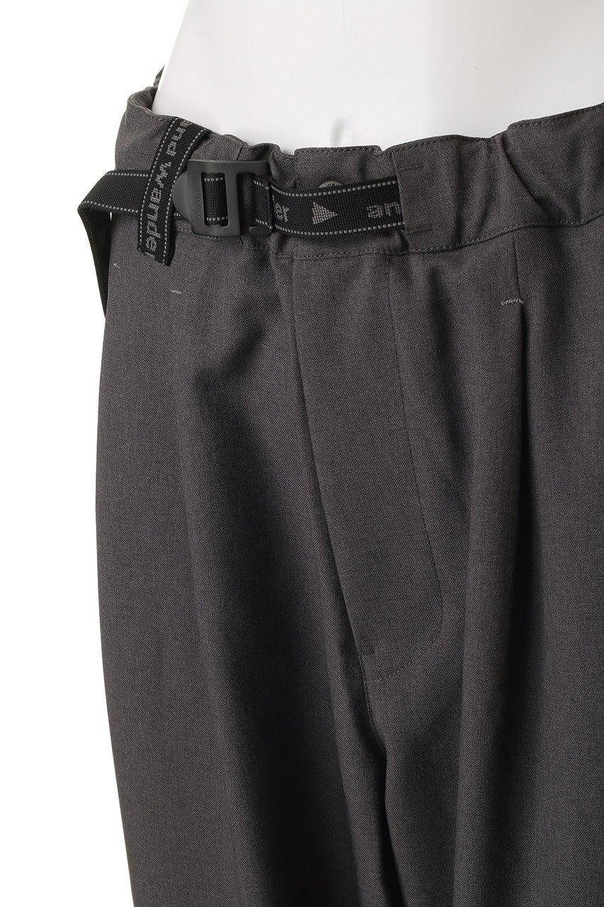 【アンドワンダー/and wander】の【UNISEX】ポリエステル メランジ ツイル ワイド パンツ 人気、トレンドファッション・服の通販 founy(ファニー) 　ファッション　Fashion　レディースファッション　Fashion for Women　パンツ　Pants & Trousers　ユニセックス　Unisex, Genderless　ストレッチ　Stretch, Stretchy Fabric　スポーティ　Sporty, Casual Athletic　ツイル　Twist, Twisted Detail　フォルム　Silhouette, Form　メランジ　Melange, Mixed Yarn　ワイド　Wide, Wide Fit　新作・新入荷　New Arrivals / New In　other-5|ID: prp329100004731609 ipo3291000000034176215