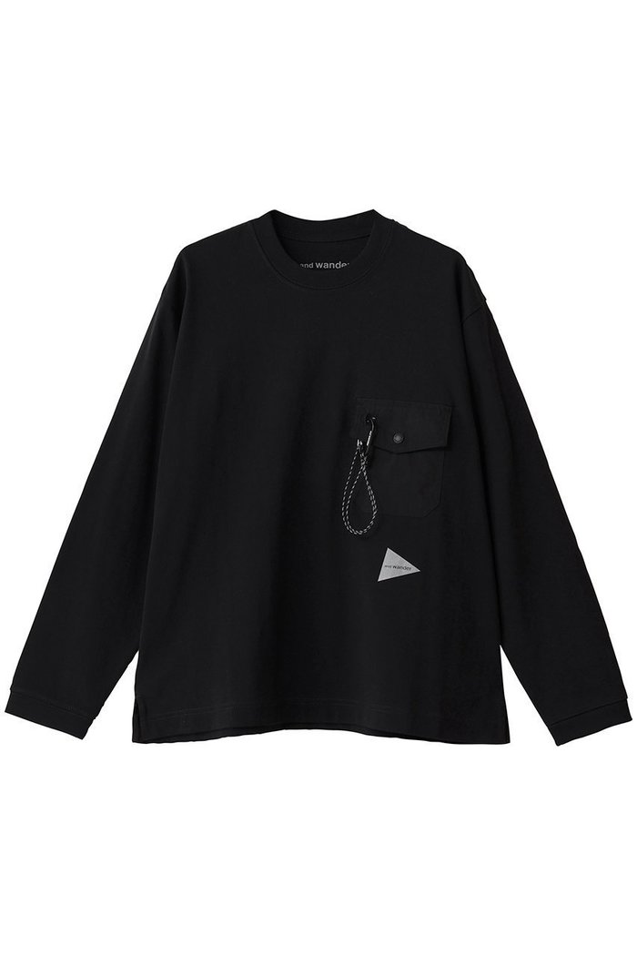 【アンドワンダー/and wander】の【UNISEX】heavy cotton ポケット ロングスリーブ Tシャツ インテリア・キッズ・メンズ・レディースファッション・服の通販 founy(ファニー) https://founy.com/ ファッション Fashion レディースファッション Fashion for Women トップス・カットソー Cut & Sew Tops シャツ・ブラウス・オフィスカジュアル Elegant Blouses & Button-Ups ロングTシャツ・Tシャツ Longline T-Shirts & Tees カットソー・ベーシックTシャツ Cut-and-Sewn Tops / Stretch Tees & Basics ユニセックス Unisex, Genderless スリーブ Sleeve, Long Sleeve / Short Sleeve フィット Fit, Slim Fit ポケット Pocket, Pocket Detail ロング Long, Long-Length 新作・新入荷 New Arrivals / New In |ID: prp329100004731610 ipo3291000000034176218