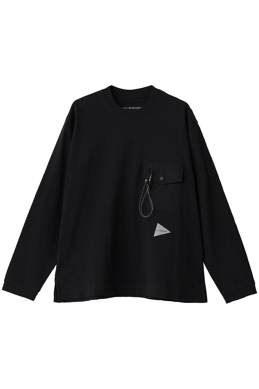 【アンドワンダー/and wander】の【UNISEX】heavy cotton ポケット ロングスリーブ Tシャツ 人気、トレンドファッション・服の通販 founy(ファニー) 　ファッション　Fashion　レディースファッション　Fashion for Women　トップス・カットソー　Cut & Sew Tops　シャツ・ブラウス・オフィスカジュアル　Elegant Blouses & Button-Ups　ロングTシャツ・Tシャツ　Longline T-Shirts & Tees　カットソー・ベーシックTシャツ　Cut-and-Sewn Tops / Stretch Tees & Basics　ユニセックス　Unisex, Genderless　スリーブ　Sleeve, Long Sleeve / Short Sleeve　フィット　Fit, Slim Fit　ポケット　Pocket, Pocket Detail　ロング　Long, Long-Length　新作・新入荷　New Arrivals / New In　 other-1|ID: prp329100004731610 ipo3291000000034176218
