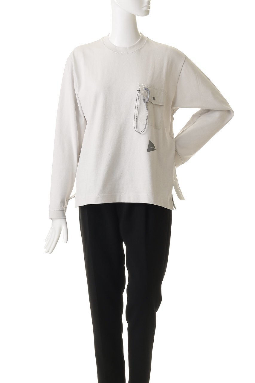 【アンドワンダー/and wander】の【UNISEX】heavy cotton ポケット ロングスリーブ Tシャツ 人気、トレンドファッション・服の通販 founy(ファニー) 　ファッション　Fashion　レディースファッション　Fashion for Women　トップス・カットソー　Cut & Sew Tops　シャツ・ブラウス・オフィスカジュアル　Elegant Blouses & Button-Ups　ロングTシャツ・Tシャツ　Longline T-Shirts & Tees　カットソー・ベーシックTシャツ　Cut-and-Sewn Tops / Stretch Tees & Basics　ユニセックス　Unisex, Genderless　スリーブ　Sleeve, Long Sleeve / Short Sleeve　フィット　Fit, Slim Fit　ポケット　Pocket, Pocket Detail　ロング　Long, Long-Length　新作・新入荷　New Arrivals / New In　other-2|ID: prp329100004731610 ipo3291000000034176221