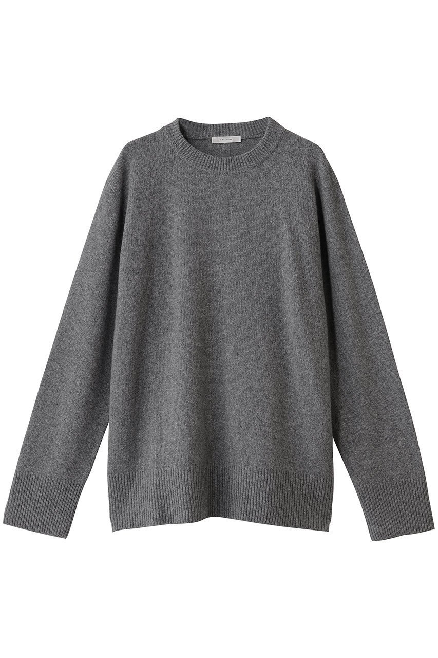 【ザ ロウ/THE ROW】のSIBEM TOP インテリア・キッズ・メンズ・レディースファッション・服の通販 founy(ファニー) 　ファッション　Fashion　レディースファッション　Fashion for Women　トップス・カットソー　Cut & Sew Tops　ニット　Knit Tops & Sweaters　カジュアルプルオーバー・ニットトップス　Pullovers & Knit Tops / Casual Pullovers　リラックス　Relax, Relaxed Fit　定番　Standard, Basic Item　新作・新入荷　New Arrivals / New In　グレーメランジ|ID: prp329100004731615 ipo3291000000034176258