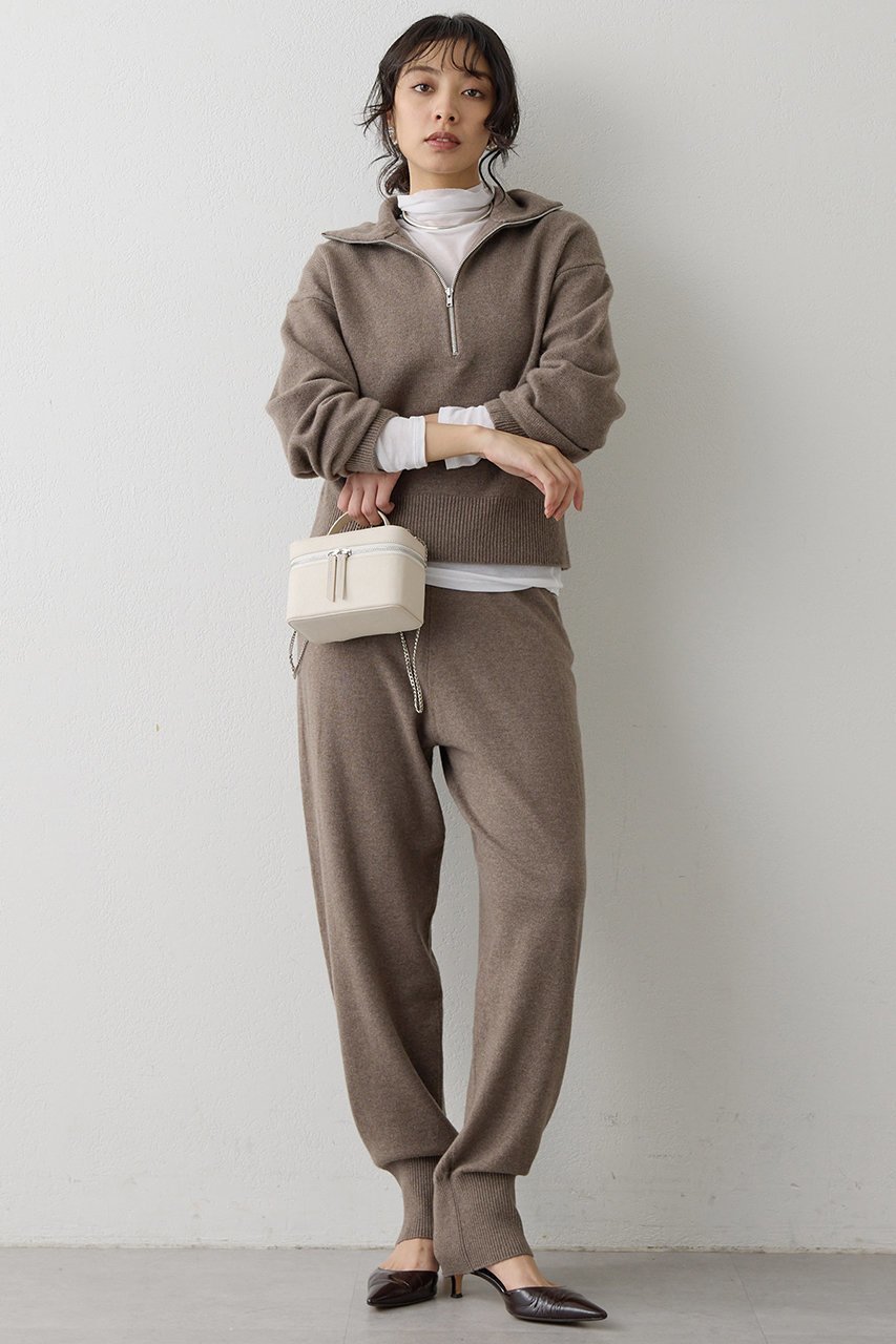 【ウィムガゼット/Whim Gazette】のW/Caニットパンツ インテリア・キッズ・メンズ・レディースファッション・服の通販 founy(ファニー) 　ファッション　Fashion　レディースファッション　Fashion for Women　パンツ　Pants & Trousers　おすすめ　Recommended / Our Picks　オレンジ　Orange　シューズ　Shoes, Footwear　セットアップ　Set-Up, Coordinated Outfit　フラット　Flat, Flat Shoes　リラックス　Relax, Relaxed Fit　エレガント 上品　Elegant　モカ|ID: prp329100004731625 ipo3291000000035359070