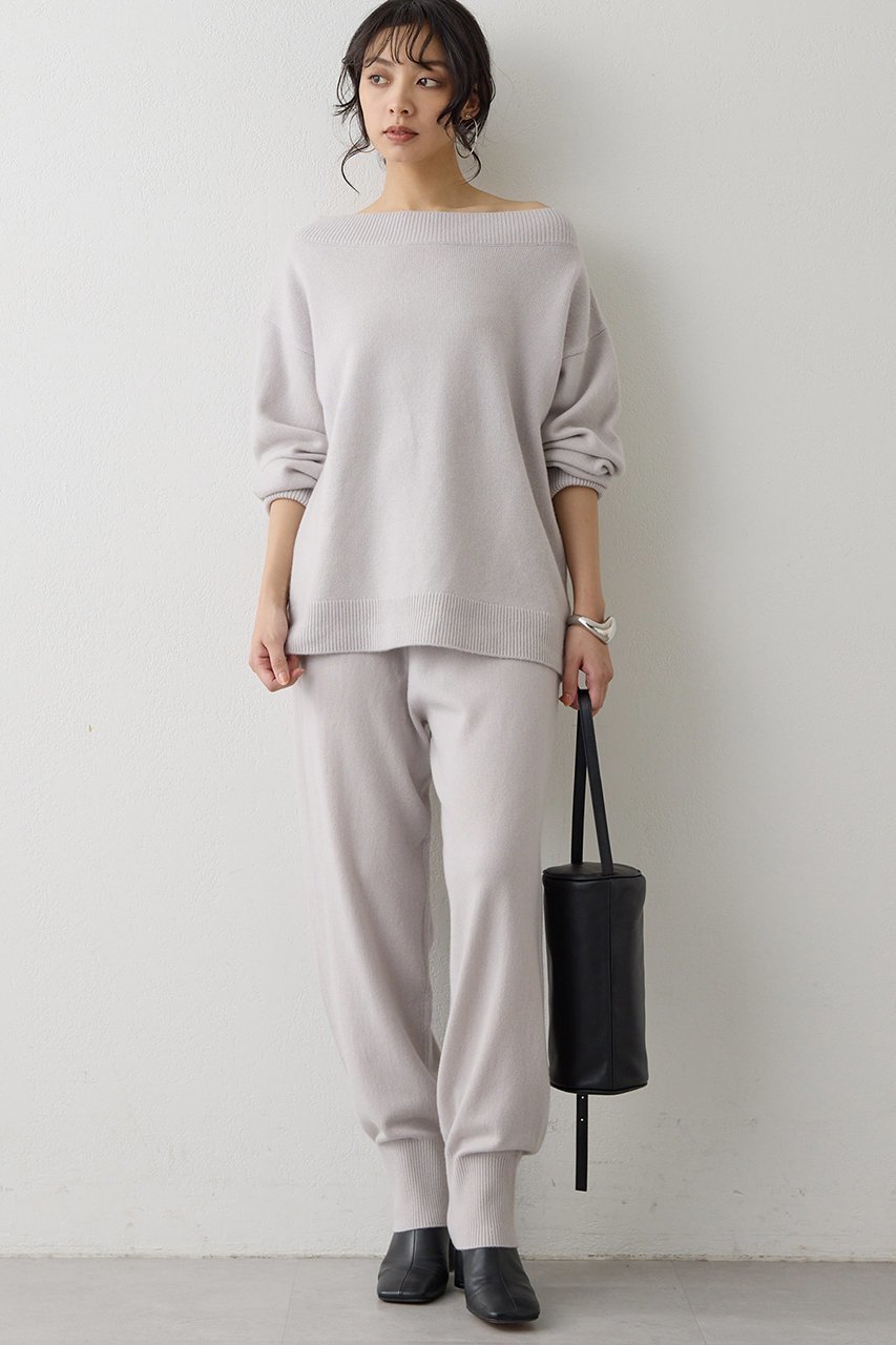 【ウィムガゼット/Whim Gazette】のW/Caニットパンツ インテリア・キッズ・メンズ・レディースファッション・服の通販 founy(ファニー) 　ファッション　Fashion　レディースファッション　Fashion for Women　パンツ　Pants & Trousers　おすすめ　Recommended / Our Picks　オレンジ　Orange　シューズ　Shoes, Footwear　セットアップ　Set-Up, Coordinated Outfit　フラット　Flat, Flat Shoes　リラックス　Relax, Relaxed Fit　エレガント 上品　Elegant　グレージュ|ID: prp329100004731625 ipo3291000000035359071