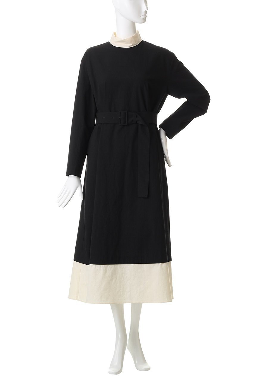 【プレインピープル/PLAIN PEOPLE】のCOTTON SABREモンクベルテッドワンピース 人気、トレンドファッション・服の通販 founy(ファニー) 　ファッション　Fashion　レディースファッション　Fashion for Women　ワンピース　Dresses　チュニック　Tunic Tops & Dresses　チュニック　Tunic, Long Top　ロング　Long, Long-Length　エレガント 上品　Elegant　新作・新入荷　New Arrivals / New In　other-2|ID: prp329100004731628 ipo3291000000034176371