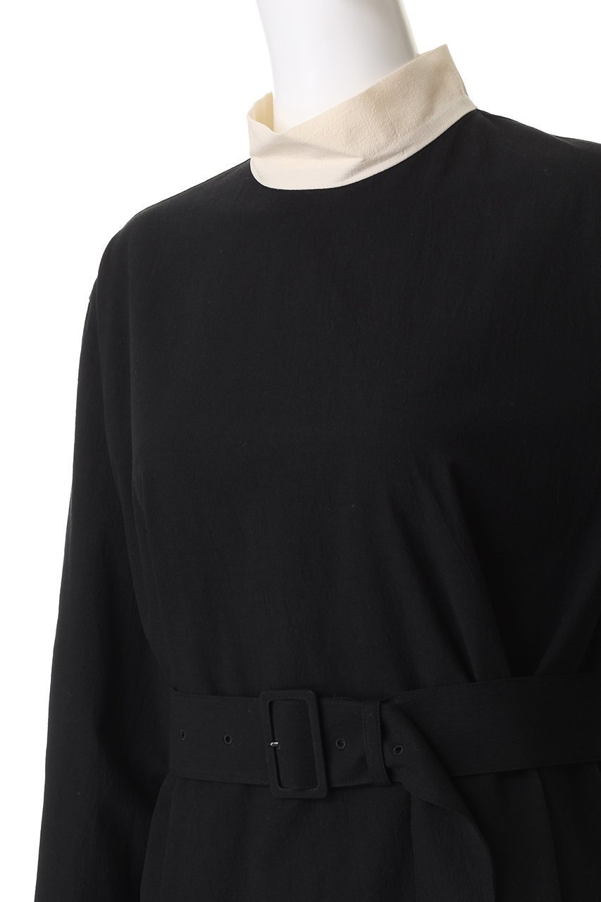【プレインピープル/PLAIN PEOPLE】のCOTTON SABREモンクベルテッドワンピース 人気、トレンドファッション・服の通販 founy(ファニー) 　ファッション　Fashion　レディースファッション　Fashion for Women　ワンピース　Dresses　チュニック　Tunic Tops & Dresses　チュニック　Tunic, Long Top　ロング　Long, Long-Length　エレガント 上品　Elegant　新作・新入荷　New Arrivals / New In　other-5|ID: prp329100004731628 ipo3291000000034176374