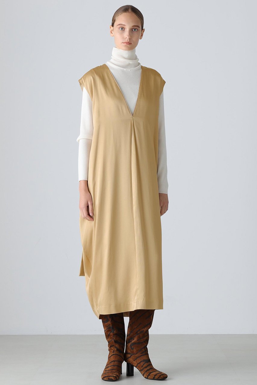 【アドーア/ADORE】のブライトサテンワンピース 人気、トレンドファッション・服の通販 founy(ファニー) ファッション Fashion レディースファッション Fashion for Women ワンピース Dresses チュニック Tunic Tops & Dresses なめらか Smooth, Silky Texture チュニック Tunic, Long Top ロング Long, Long-Length エレガント 上品 Elegant 再入荷 Restock / Back in Stock other-2|ID: prp329100004731629 ipo3291000000035949153