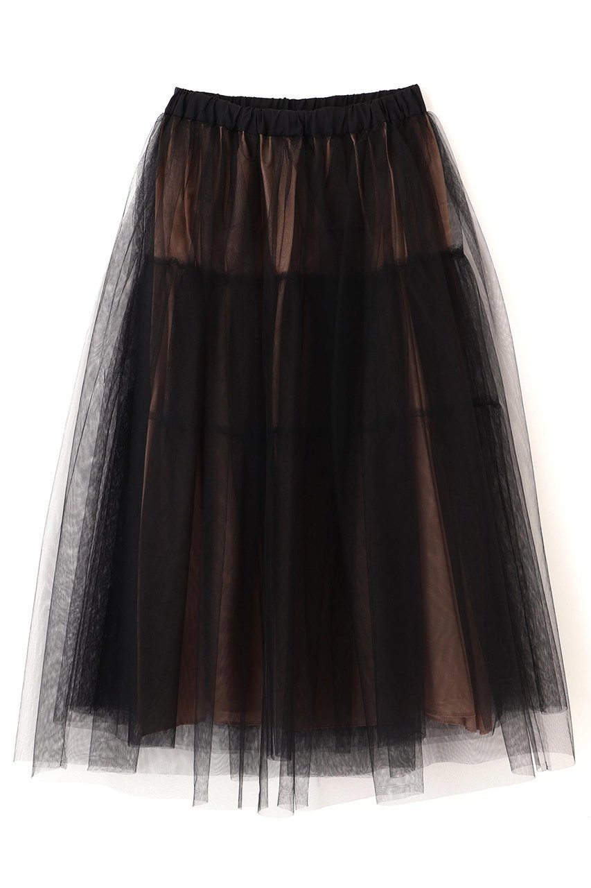 【アドーア/ADORE】のブライトチュールスカート インテリア・キッズ・メンズ・レディースファッション・服の通販 founy(ファニー) 　ファッション　Fashion　レディースファッション　Fashion for Women　スカート　Skirts　ロングスカート　Long Skirts / Maxi & Midi Skirts　アンダー　Underwear Essentials　チュール　Tulip, Tulip Motif　フェミニン　Feminine, Girly　ロング　Long, Long-Length　エレガント 上品　Elegant　新作・新入荷　New Arrivals / New In　ブラック|ID: prp329100004731631 ipo3291000000034176391