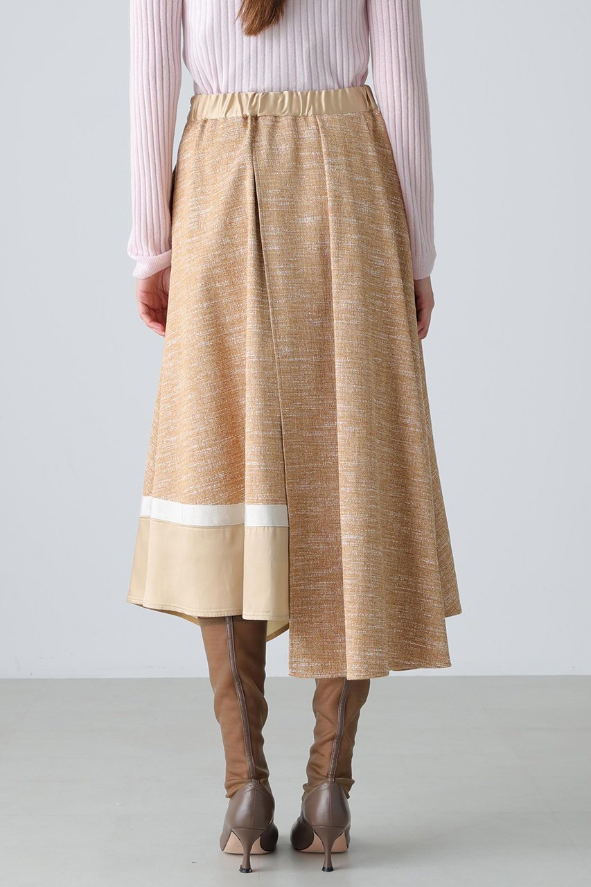 【アドーア/ADORE】のスラブツイードスカート 人気、トレンドファッション・服の通販 founy(ファニー) 　ファッション　Fashion　レディースファッション　Fashion for Women　スカート　Skirts　ロングスカート　Long Skirts / Maxi & Midi Skirts　おすすめ　Recommended / Our Picks　イレギュラーヘム　Irregular Hem　グログラン　Grosgrain, Grosgrain Ribbon　サテン　Satin, Glossy Fabric　セットアップ　Set-Up, Coordinated Outfit　ツイード　Twill, Twill Weave　ロング　Long, Long-Length　エレガント 上品　Elegant　新作・新入荷　New Arrivals / New In　other-7|ID: prp329100004731632 ipo3291000000034176408