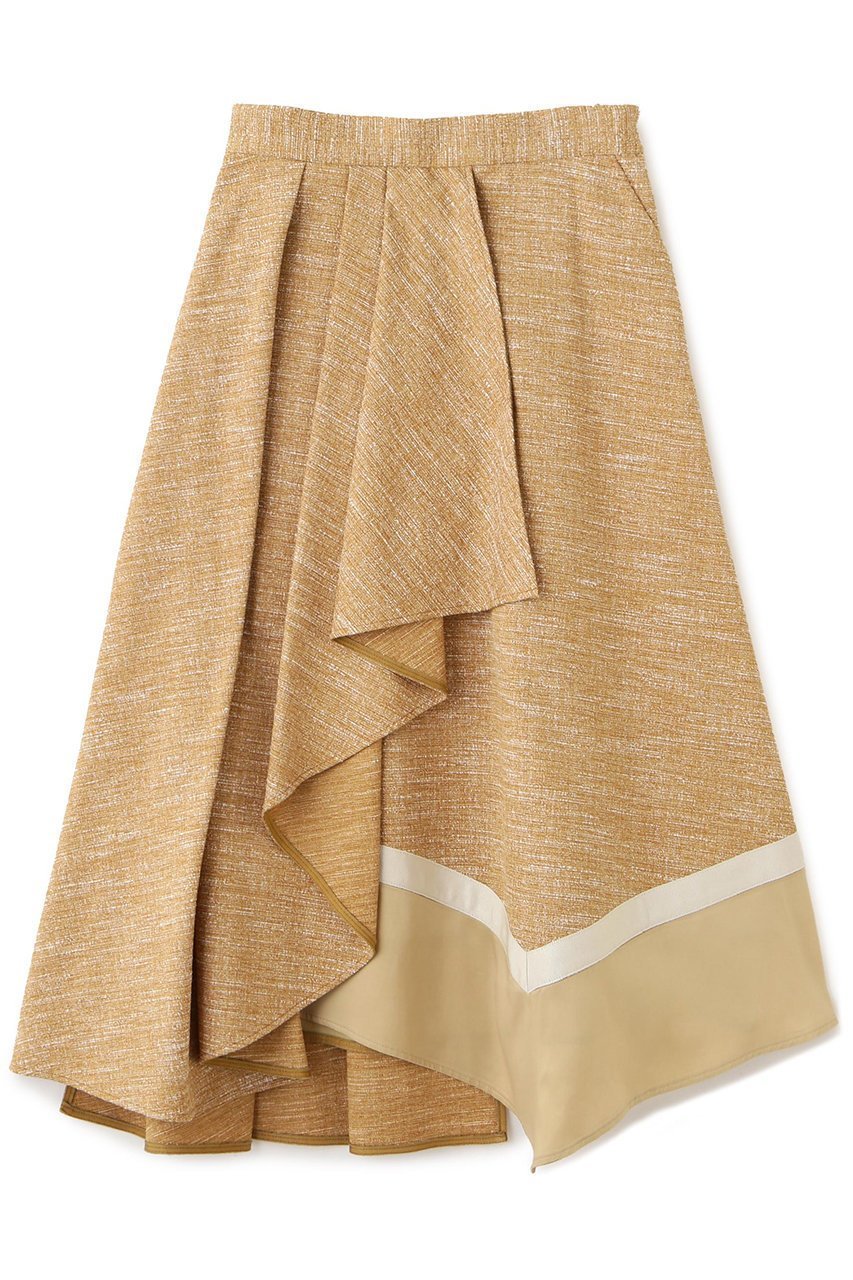 【アドーア/ADORE】のスラブツイードスカート インテリア・キッズ・メンズ・レディースファッション・服の通販 founy(ファニー) ファッション Fashion レディースファッション Fashion for Women スカート Skirts ロングスカート Long Skirts / Maxi & Midi Skirts おすすめ Recommended / Our Picks イレギュラーヘム Irregular Hem グログラン Grosgrain, Grosgrain Ribbon サテン Satin, Glossy Fabric セットアップ Set-Up, Coordinated Outfit ツイード Twill, Twill Weave ロング Long, Long-Length エレガント 上品 Elegant ベージュ|ID: prp329100004731632 ipo3291000000035949172