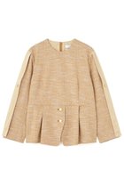 【アドーア/ADORE】のスラブツイードブラウス 人気、トレンドファッション・服の通販 founy(ファニー) ファッション Fashion レディースファッション Fashion for Women トップス・カットソー Cut & Sew Tops シャツ・ブラウス・オフィスカジュアル Elegant Blouses & Button-Ups おすすめ Recommended / Our Picks サテン Satin, Glossy Fabric スリーブ Sleeve, Long Sleeve / Short Sleeve セットアップ Set-Up, Coordinated Outfit ツイード Twill, Twill Weave ペプラム Peplum, Flared Hem ロング Long, Long-Length エレガント 上品 Elegant 新作・新入荷 New Arrivals / New In thumbnail ベージュ|ID: prp329100004731633 ipo3291000000034176412