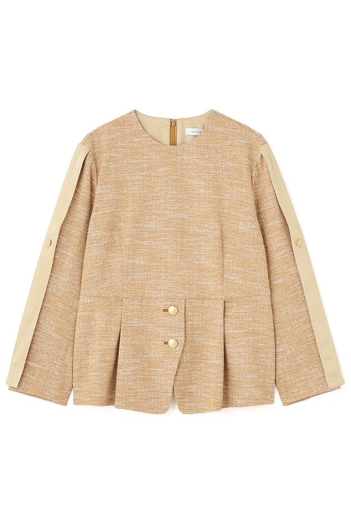 【アドーア/ADORE】のスラブツイードブラウス インテリア・キッズ・メンズ・レディースファッション・服の通販 founy(ファニー) https://founy.com/ ファッション Fashion レディースファッション Fashion for Women トップス・カットソー Cut & Sew Tops シャツ・ブラウス・オフィスカジュアル Elegant Blouses & Button-Ups おすすめ Recommended / Our Picks サテン Satin, Glossy Fabric スリーブ Sleeve, Long Sleeve / Short Sleeve セットアップ Set-Up, Coordinated Outfit ツイード Twill, Twill Weave ペプラム Peplum, Flared Hem ロング Long, Long-Length エレガント 上品 Elegant |ID: prp329100004731633 ipo3291000000036140461