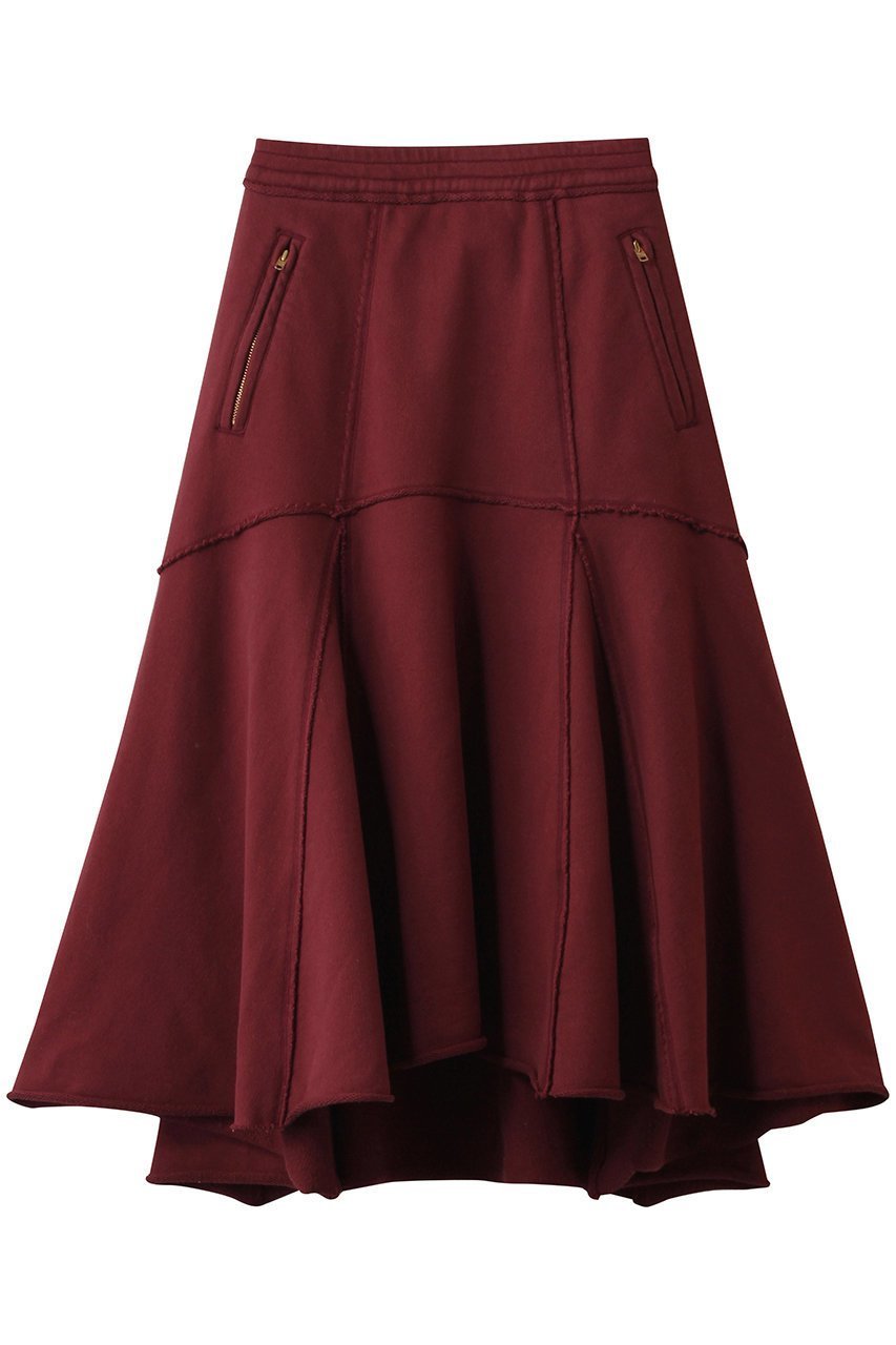 【マルティニーク/martinique】の【CURRENTAGE】スウェットスカート インテリア・キッズ・メンズ・レディースファッション・服の通販 founy(ファニー) 　ファッション　Fashion　レディースファッション　Fashion for Women　スカート　Skirts　ロングスカート　Long Skirts / Maxi & Midi Skirts　ドレープ　Drape, Draping Fabric　フレア　Flare, Flared　ベーシック　Basic, Essential　ロング　Long, Long-Length　秋　Autumn　ボルドー|ID: prp329100004731635 ipo3291000000035949182