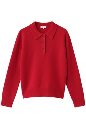 【デミーリー/DEMYLEE】 RIGUEL ラムウール ポロニットプルオーバー人気、トレンドファッション・服の通販 founy(ファニー) ファッション Fashion レディースファッション Fashion for Women トップス・カットソー Cut & Sew Tops ニット Knit Tops & Sweaters カジュアルプルオーバー・ニットトップス Pullovers & Knit Tops / Casual Pullovers クラシカル Classical, Vintage-Inspired スラックス Slacks, Dress Pants デニム Denim, Jeans Material リラックス Relax, Relaxed Fit エレガント 上品 Elegant 新作・新入荷 New Arrivals / New In |ID:prp329100004731642