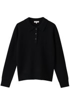 【デミーリー/DEMYLEE】のRIGUEL ラムウール ポロニットプルオーバー ブラック|ID: prp329100004731642 ipo3291000000034176485