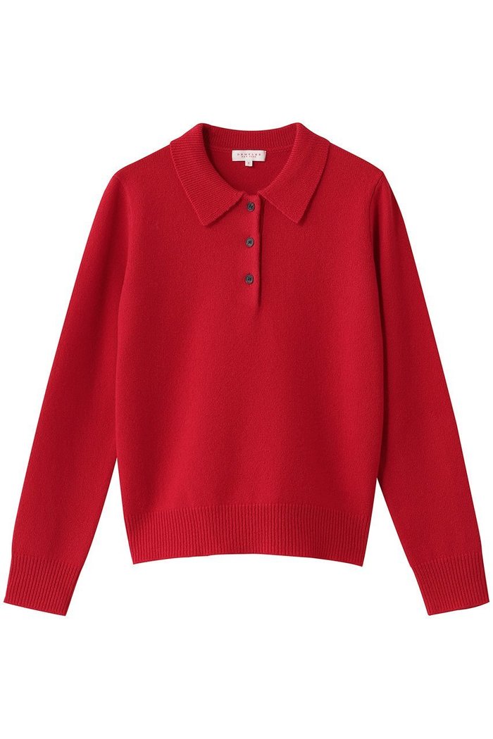 【デミーリー/DEMYLEE】のRIGUEL ラムウール ポロニットプルオーバー インテリア・キッズ・メンズ・レディースファッション・服の通販 founy(ファニー) https://founy.com/ ファッション Fashion レディースファッション Fashion for Women トップス・カットソー Cut & Sew Tops ニット Knit Tops & Sweaters カジュアルプルオーバー・ニットトップス Pullovers & Knit Tops / Casual Pullovers クラシカル Classical, Vintage-Inspired スラックス Slacks, Dress Pants デニム Denim, Jeans Material リラックス Relax, Relaxed Fit エレガント 上品 Elegant |ID: prp329100004731642 ipo3291000000036136522