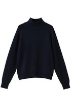【デミーリー/DEMYLEE】のKAITLYN コットンカシミヤ ハイネックニットプルオーバー 人気、トレンドファッション・服の通販 founy(ファニー) ファッション Fashion レディースファッション Fashion for Women トップス・カットソー Cut & Sew Tops ニット Knit Tops & Sweaters カジュアルプルオーバー・ニットトップス Pullovers & Knit Tops / Casual Pullovers シンプル Simple, Minimal ハイネック High Neck, Mock Neck thumbnail ネイビー|ID: prp329100004731643 ipo3291000000035949202