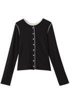 【クラネ/CLANE】のW FACE BICOLOR CARDIGAN BLACK|ID: prp329100004732960 ipo3291000000034187403