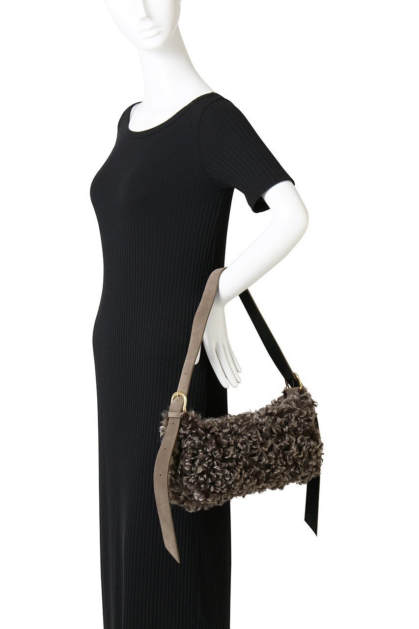 【ヴィオラドーロ/VIOLAd'ORO】のELMO フェイクカルガンラムワンショルダーバッグ 人気、トレンドファッション・服の通販 founy(ファニー) 　ファッション　Fashion　レディースファッション　Fashion for Women　バッグ　Bags　デニム　Denim, Jeans Material　フォルム　Silhouette, Form　ポーチ　Pouch, Small Case　財布　Wallet, Purse　other-2|ID: prp329100004732964 ipo3291000000035666375